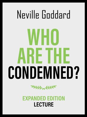 cover image of Who Are the Condemned?--Expanded Edition Lecture